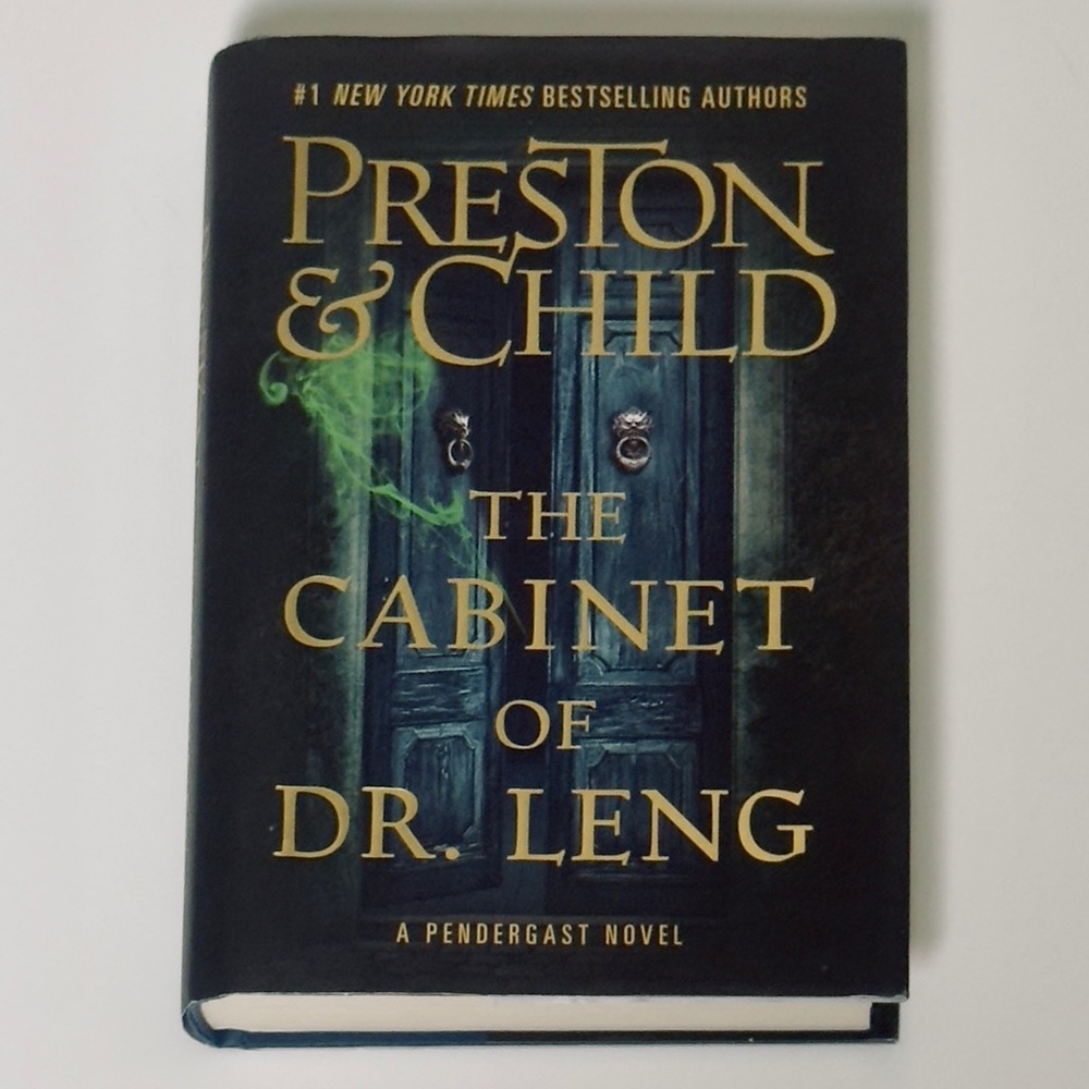 The Cabinet of Dr. Leng by Preston & Child Hardcover Thriller Mystery
